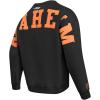 Pro Standard NHL mens Mens Nhl Wingspan Fleece Crewneck Sweatshirt(Black)