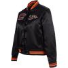 Pro Standard Womens NFL Cincinnati Bengals Retro Classics Satin Jacket Black/Orange M
