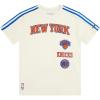 Pro Standard Big Boys NBA New York Knicks Retro Classics Short Sleeve Taping Tee Eggshell/Royal Blue S