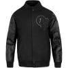 Pro Standard Mens NFL Los Angeles Rams Classic Triple Black Varsity Jacket S