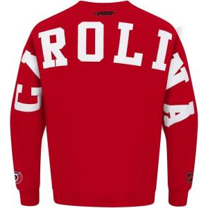 Pro Standard NHL mens Mens Nhl Wingspan Fleece Crewneck Sweatshirt(Red)