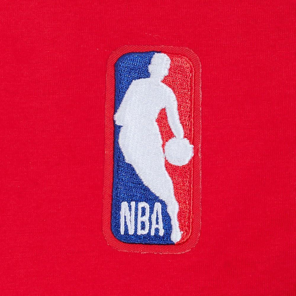 imagePro Standard Mens NBA Mash Up Cotton Short Sleeve TeeRed