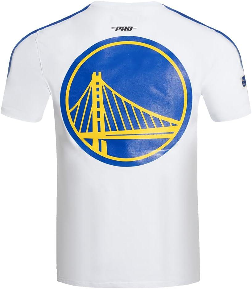 imagePro Standard Mens NBA Mesh Cotton Single Jersey Taping TeeWhiteRoyal Blue