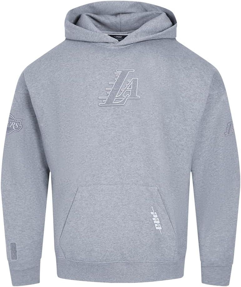 imagePro Standard Mens NBA Reverse French Terry Pull Over HoodieDark Heather Gray