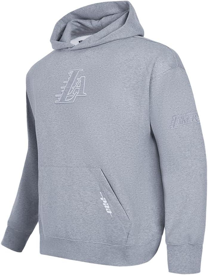 imagePro Standard Mens NBA Reverse French Terry Pull Over HoodieDark Heather Gray