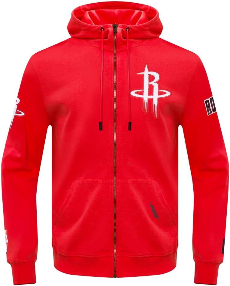 imagePro Standard Mens NBA Reverse French Terry Pull Over HoodieRed