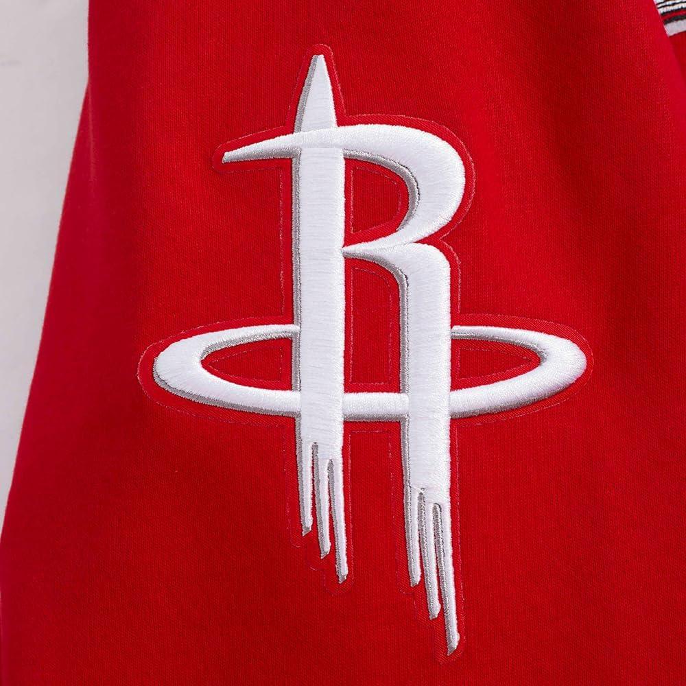 imagePro Standard Mens NBA Reverse French Terry Pull Over HoodieRedBlack