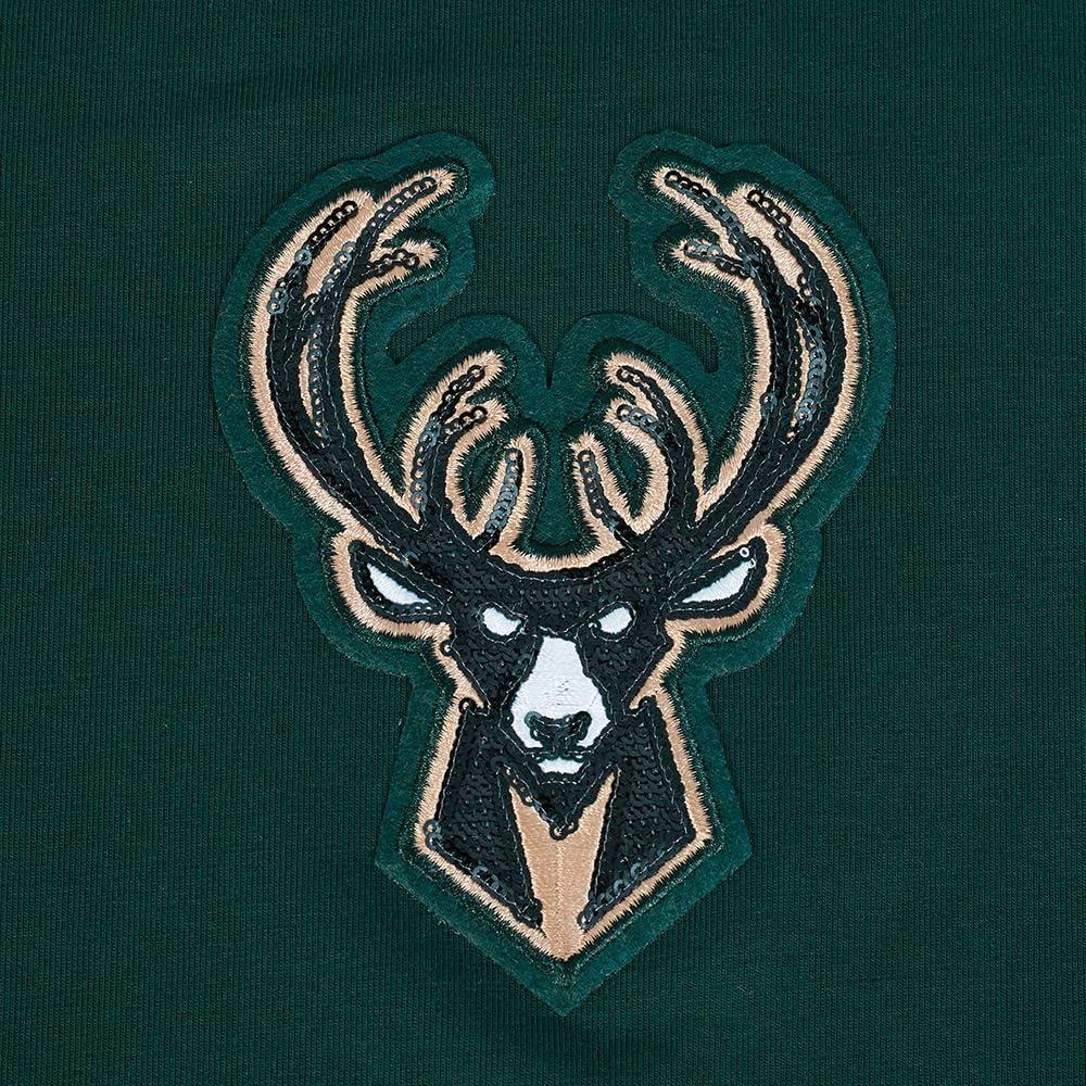 imagePro Standard NBA Womens Womens NBA Game Day Classics Cotton Short Sleeve Slim TeeForest Green