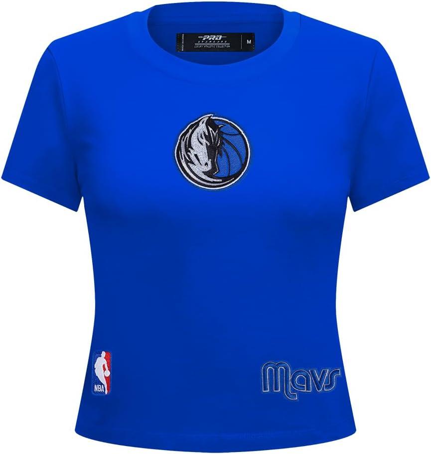 imagePro Standard NBA Womens Womens NBA Game Day Classics Cotton Short Sleeve Slim TeeRoyal Blue