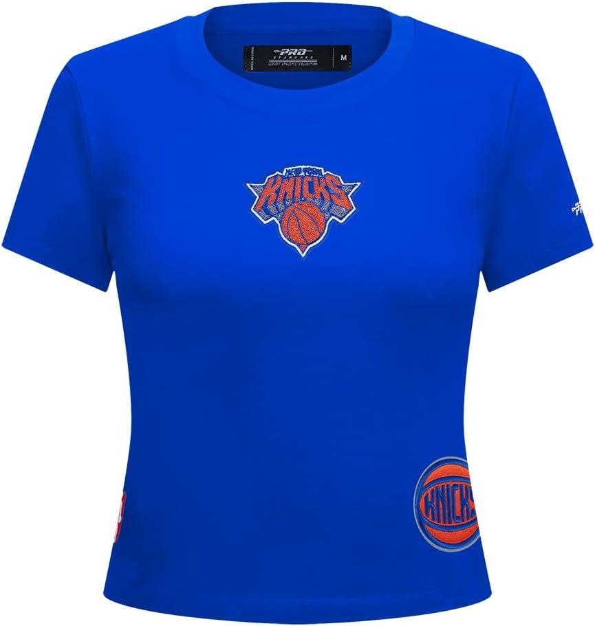 imagePro Standard NBA Womens Womens NBA Game Day Classics Cotton Short Sleeve Slim TeeRoyal Blue