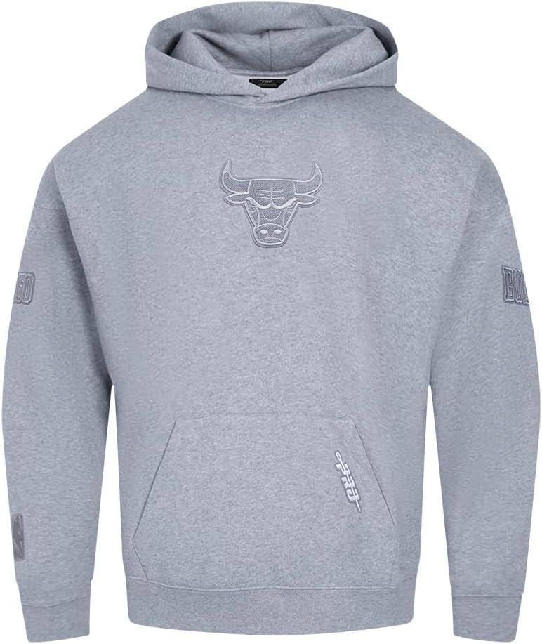 imagePro Standard NBA mens Mens Nba Reverse French Terry Brushed Back French Terry Pull Over HoodieDark Heather Gray