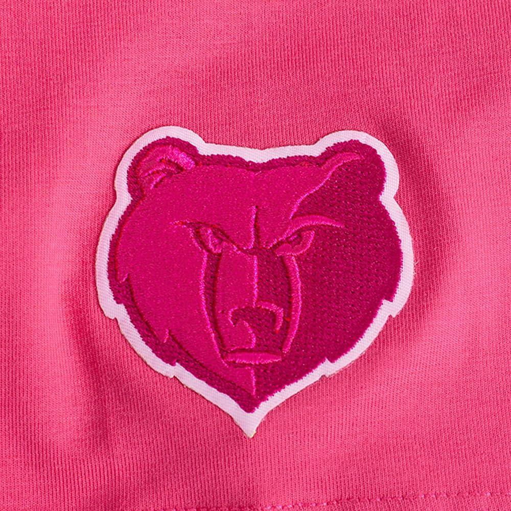 imagePro Standard Womens NBA Memphis Grizzlies Classic Triple Pink Short Sleeve Boxy Tee Beetroot Purple M