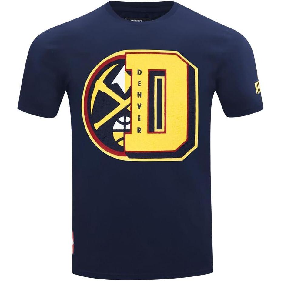 imagePro Standard Mens NBA Mash Up Cotton Short Sleeve TeeMidnight Navy