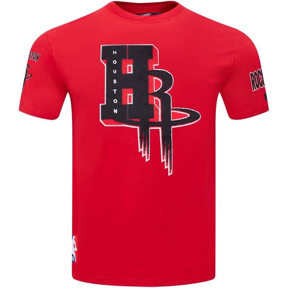 imagePro Standard Mens NBA Mash Up Cotton Short Sleeve TeeRed
