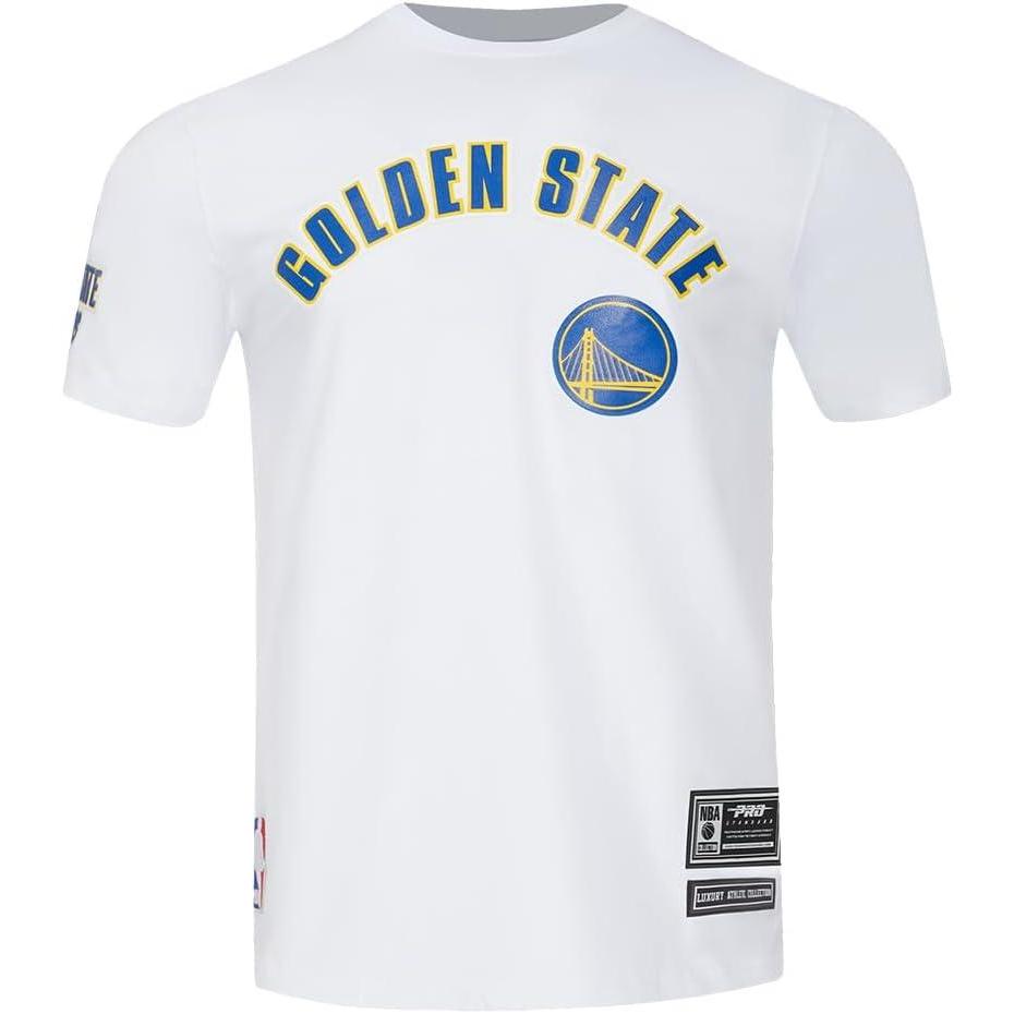 imagePro Standard Mens NBA Mesh Cotton Single Jersey Taping TeeWhiteRoyal Blue