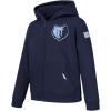 Pro Standard Mens NBA Reverse French Terry Pull Over Hoodie(Heather Grey)