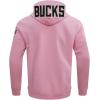 Pro Standard Mens NBA Reverse French Terry Pull Over Hoodie(Pink)