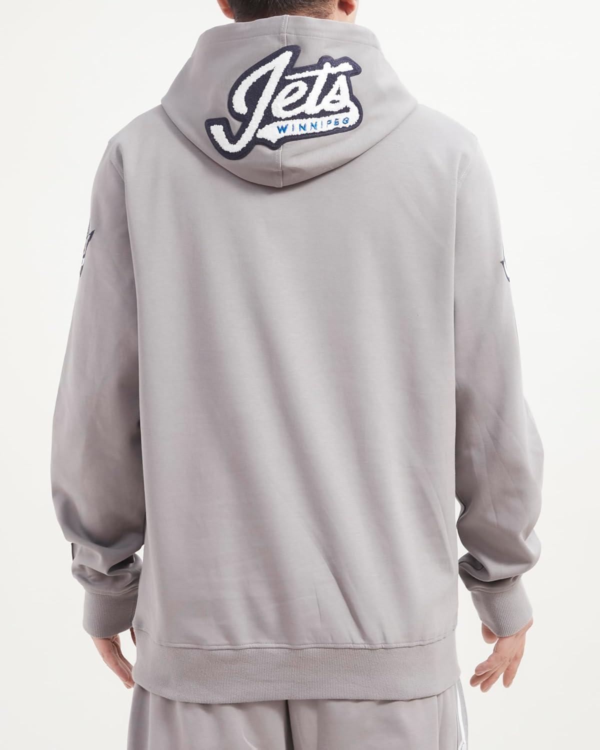 imagePro Standard Mens NHL Classic Chenille Pull Over HoodieGray