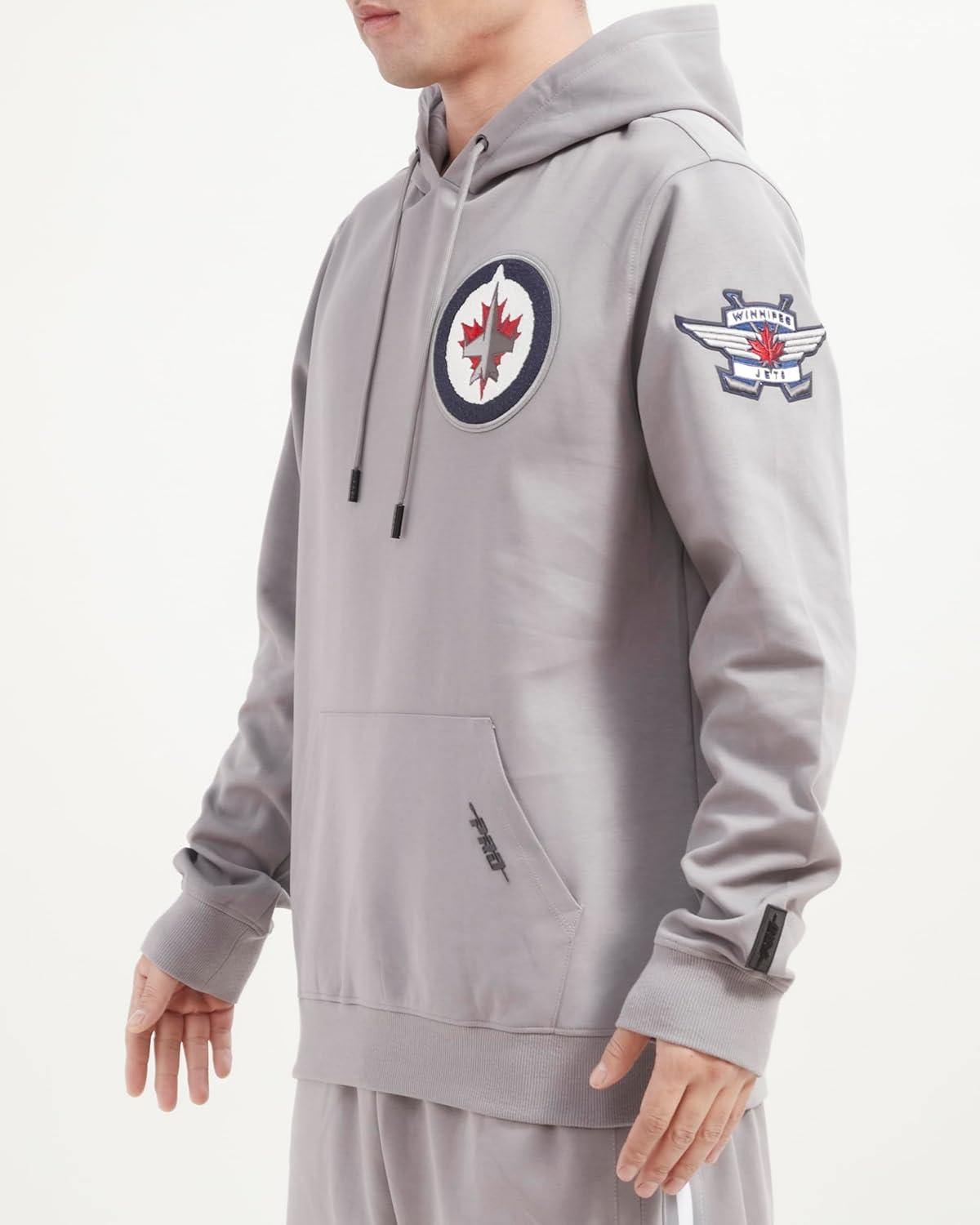 imagePro Standard Mens NHL Classic Chenille Pull Over HoodieGray