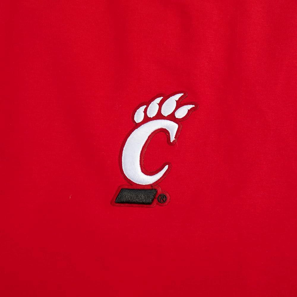imagePro Standard NCAA Womens Womens College Wingspan Cotton Short Sleeve Boxy TeeRed
