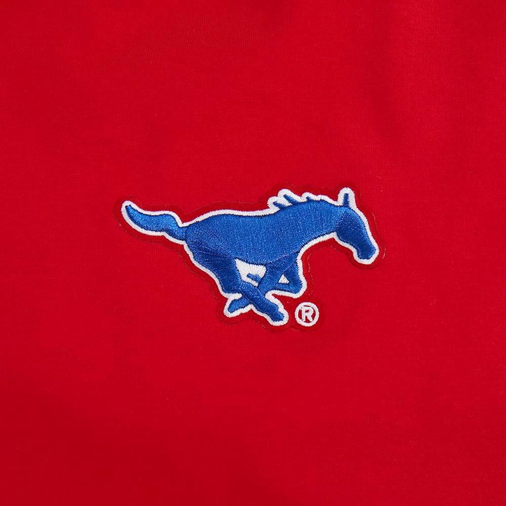 imagePro Standard NCAA Womens Womens College Wingspan Cotton Short Sleeve Boxy TeeRed