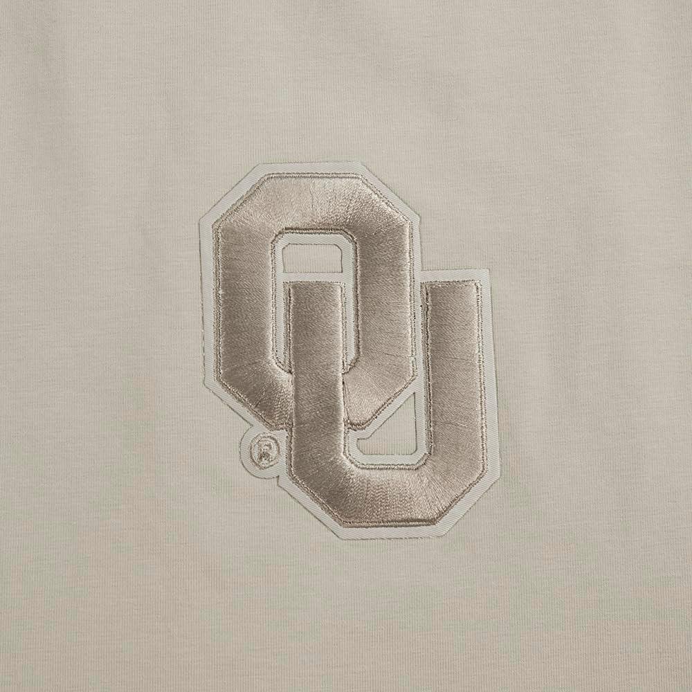 imagePro Standard NCAA Womens Womens College Wingspan Cotton Short Sleeve Boxy TeeTaupe