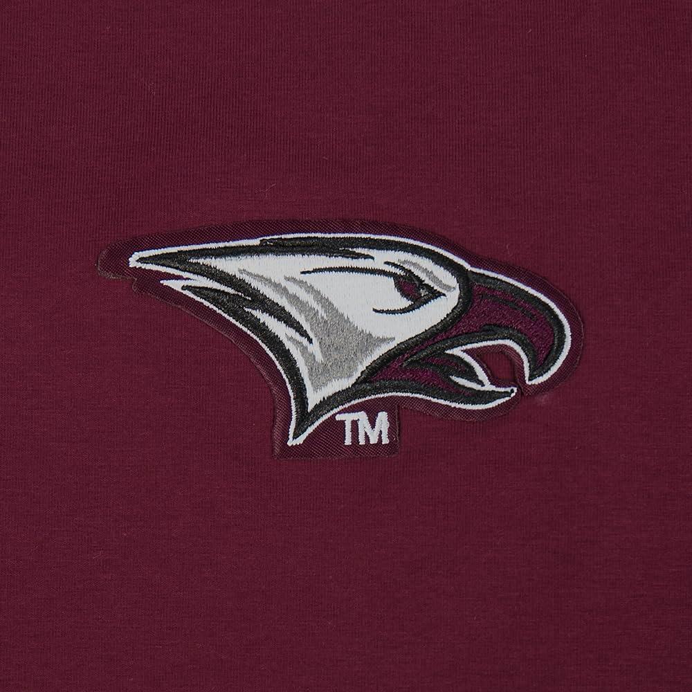 imagePro Standard NCAA Womens Womens College Wingspan Cotton Short Sleeve Boxy TeeWine