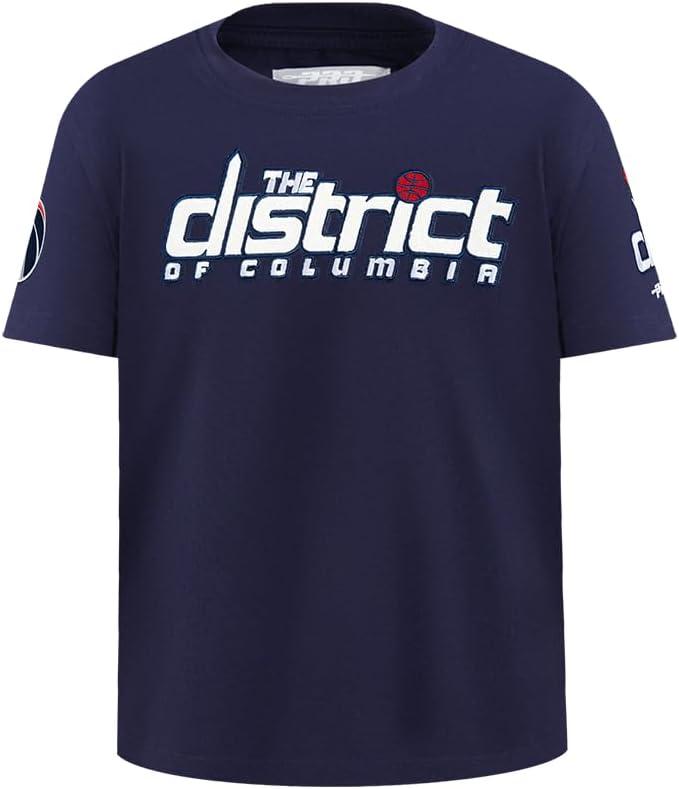 imageBig Boys NBA Classic Chenille Cotton Short Sleeve TeeMidnight Navy