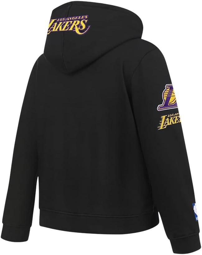 imagePro Standard Big Boys NBA Los Angeles Lakers Lebron James 23 Classic Player Pull Over Hoodie Black M
