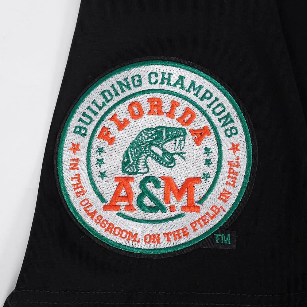 imagePro Standard Mens Florida AampampM University Classic Chenille Short Sleeve Tee Black S