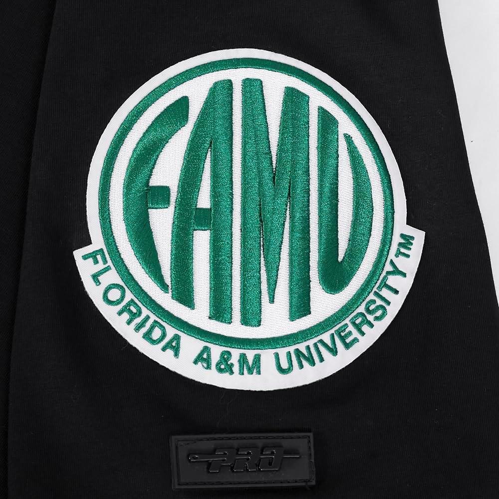 imagePro Standard Mens Florida AampampM University Classic Chenille Short Sleeve Tee Black S