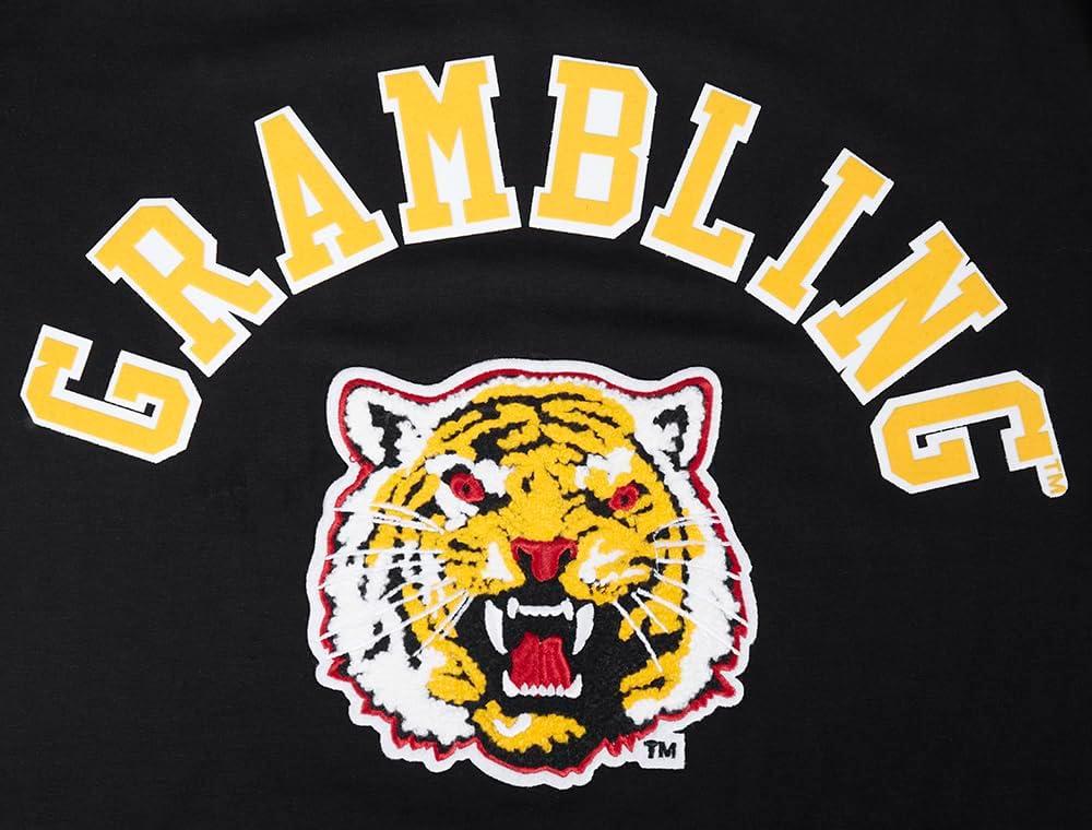 imagePro Standard Mens Grambling State University Classic Chenille Short Sleeve Tee Black L