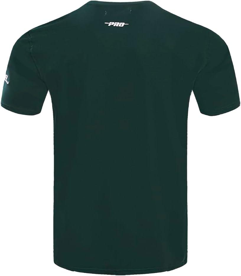 imagePro Standard Mens Michigan State University Classic Chenille Short Sleeve Tee Forest Green L