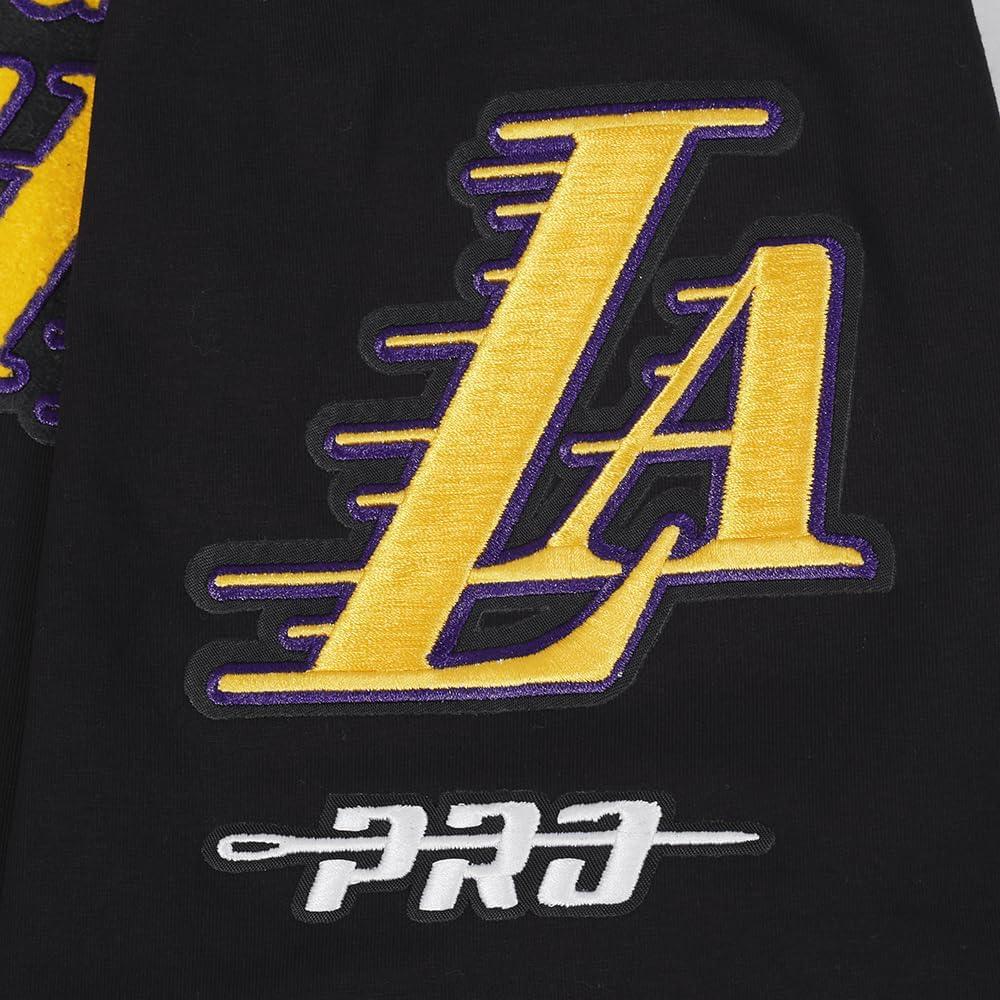 imagePro Standard Mens NBA Los Angeles Lakers Lebron James 23 Classic Player Short Sleeve Tee Black L