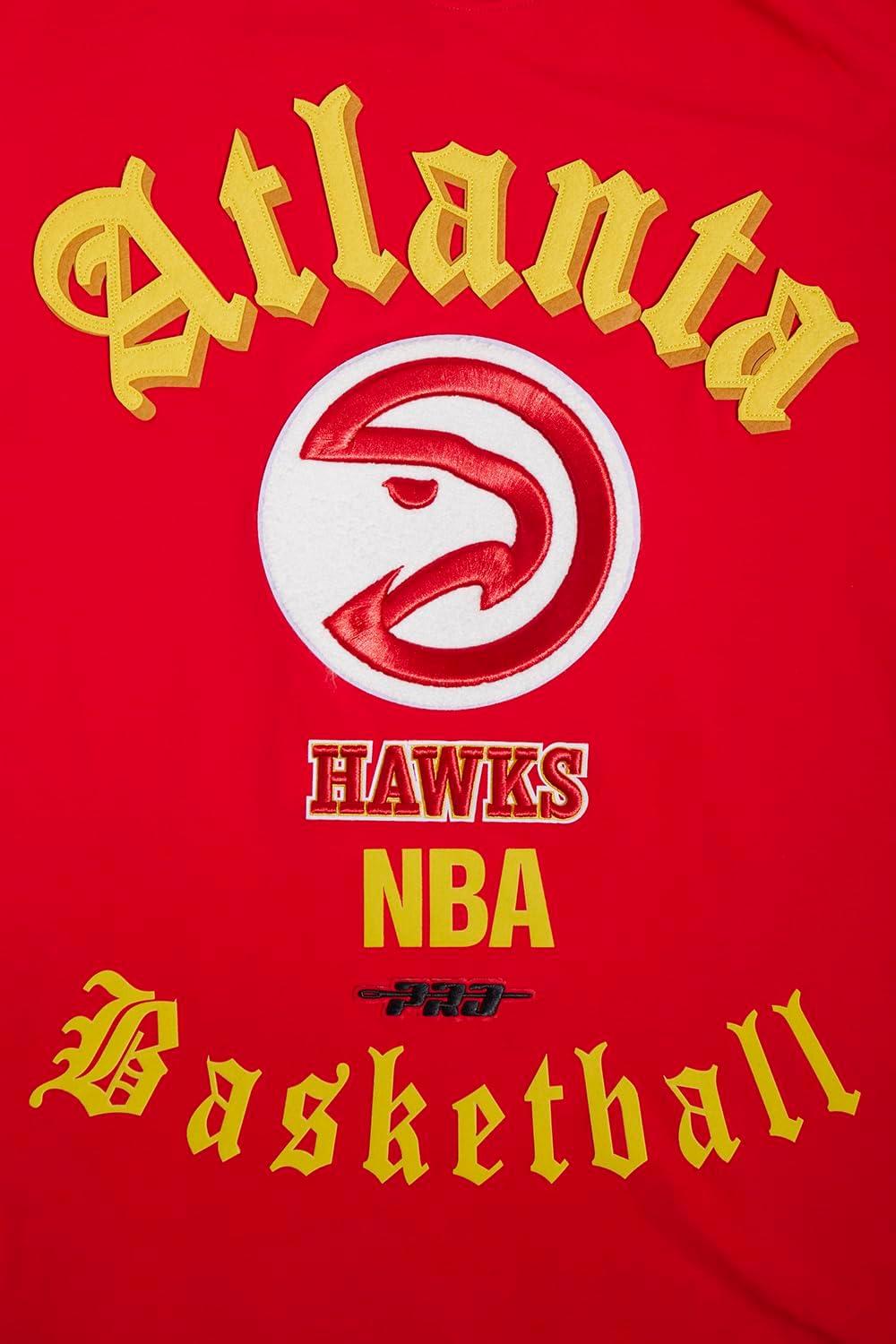 imagePro Standard Mens NBA Old English Cotton Short Sleeve TeeRed