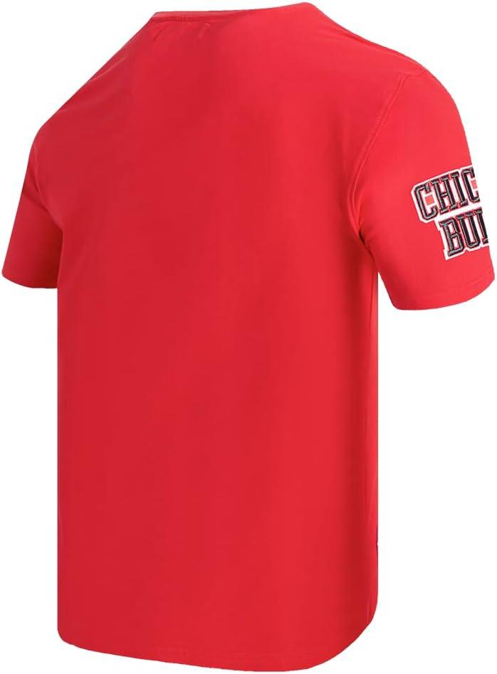 imagePro Standard Mens NBA Old English Cotton Short Sleeve TeeRed