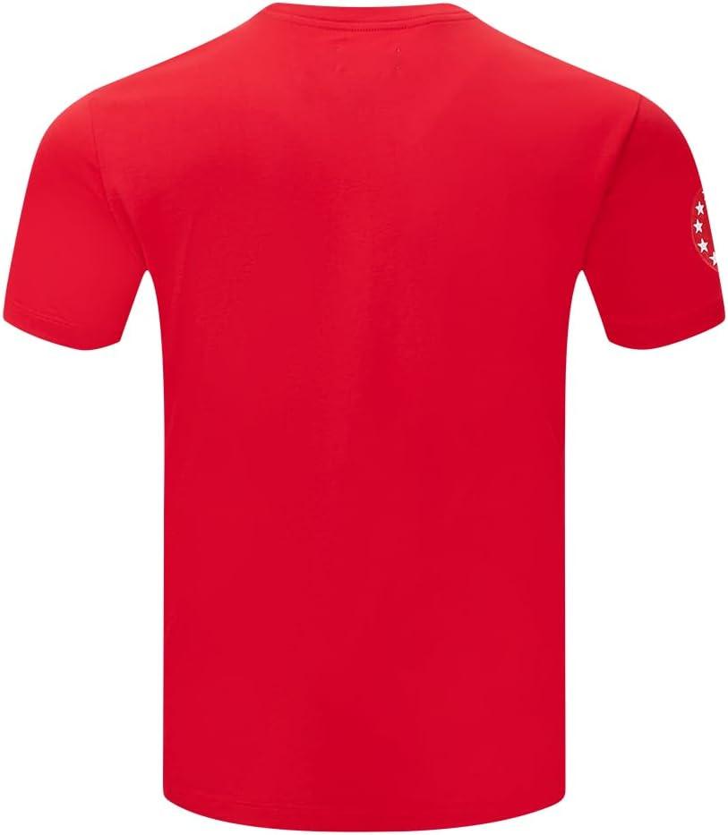 imagePro Standard Mens NBA Old English Cotton Short Sleeve TeeRed