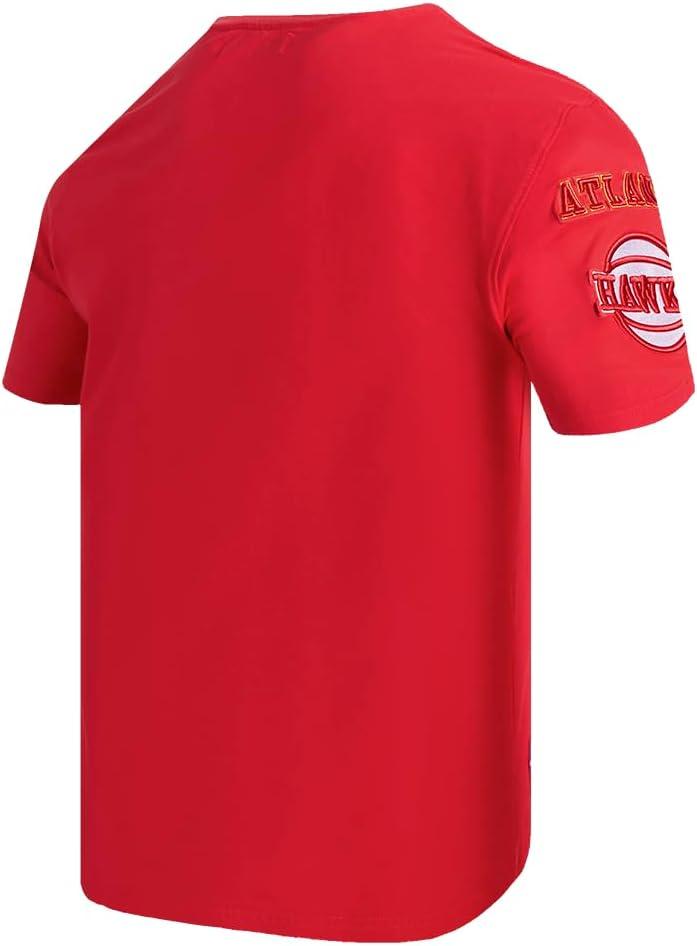 imagePro Standard Mens NBA Old English Cotton Short Sleeve TeeRed