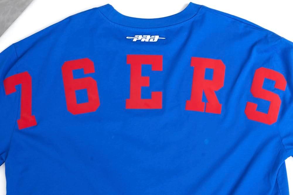 imagePro Standard Mens NBA Wingspan Cotton Short Sleeve TeeRoyal Blue
