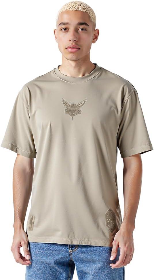 imagePro Standard Mens NBA Wingspan Cotton Short Sleeve TeeTaupe