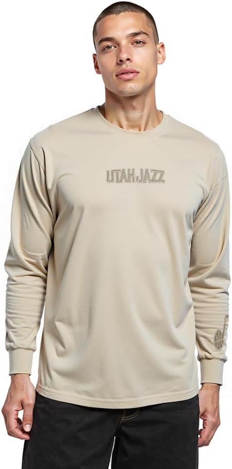 imagePro Standard NBA Mens Mens NBA Wingspan Cotton Long Sleeve TeeTaupe