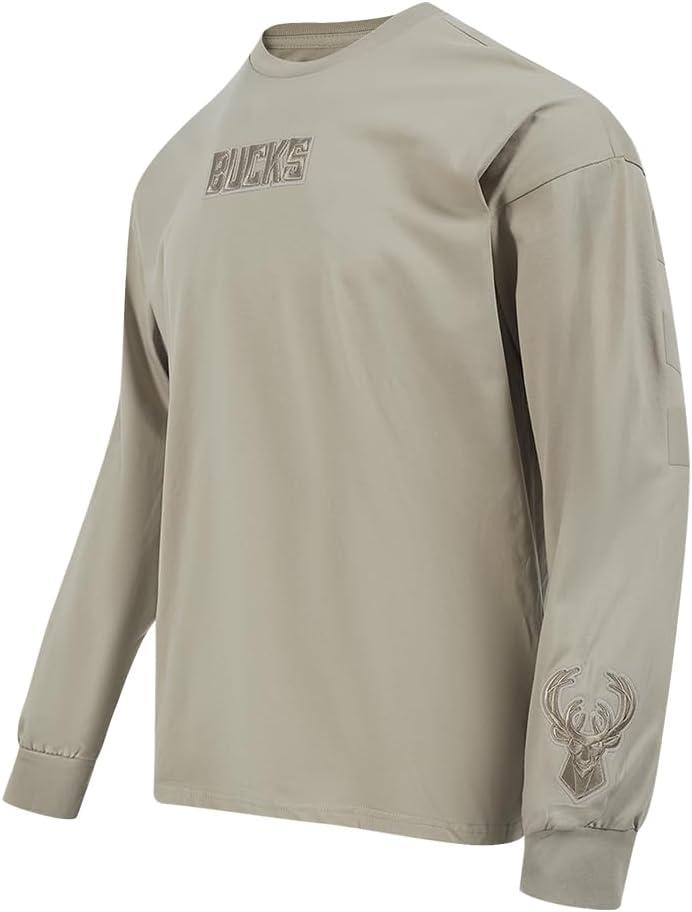 imagePro Standard NBA Mens Mens NBA Wingspan Cotton Long Sleeve TeeTaupe