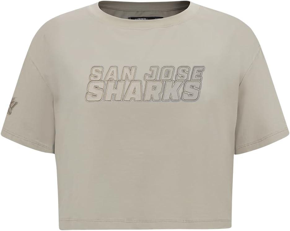 imagePro Standard Womens NHL Neutral Cotton Short Sleeve Boxy TeeTaupe