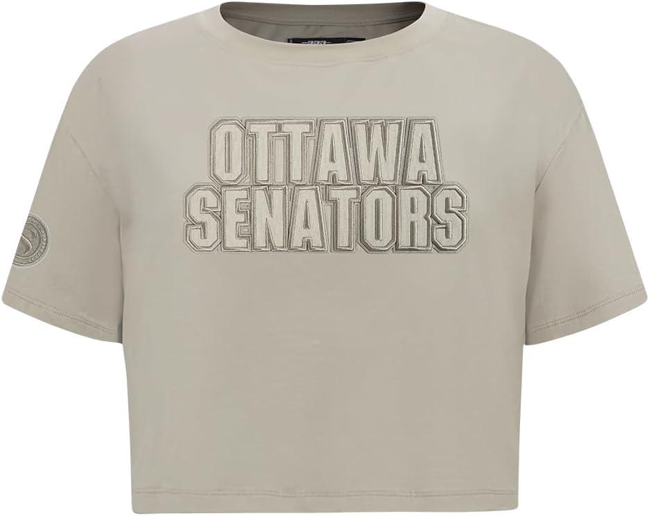 imagePro Standard Womens NHL Neutral Cotton Short Sleeve Boxy TeeTaupe
