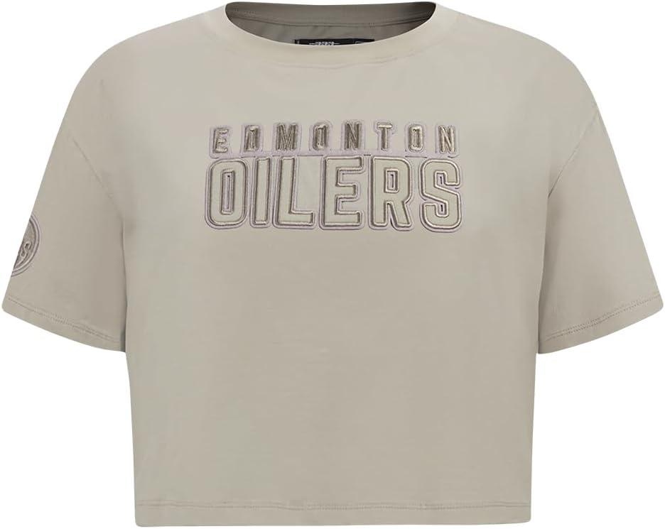 imagePro Standard Womens NHL Neutral Cotton Short Sleeve Boxy TeeTaupe