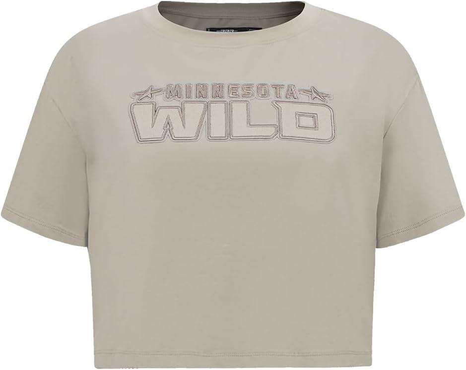 imagePro Standard Womens NHL Neutral Cotton Short Sleeve Boxy TeeTaupe