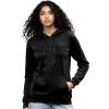 Pro Standard NBA womens Womens Nba Classic Triple Black Brushed Back French Terry Pull Over Hoodie(Triple Black)