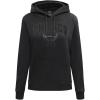 Pro Standard NBA womens Womens Nba Classic Triple Black Brushed Back French Terry Pull Over Hoodie(Triple Black)