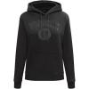 Pro Standard NBA womens Womens Nba Classic Triple Black Brushed Back French Terry Pull Over Hoodie(Triple Black)