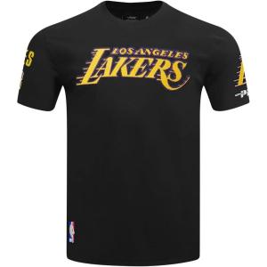 Pro Standard Mens NBA Los Angeles Lakers Lebron James #23 Classic Player Short Sleeve Tee Black L